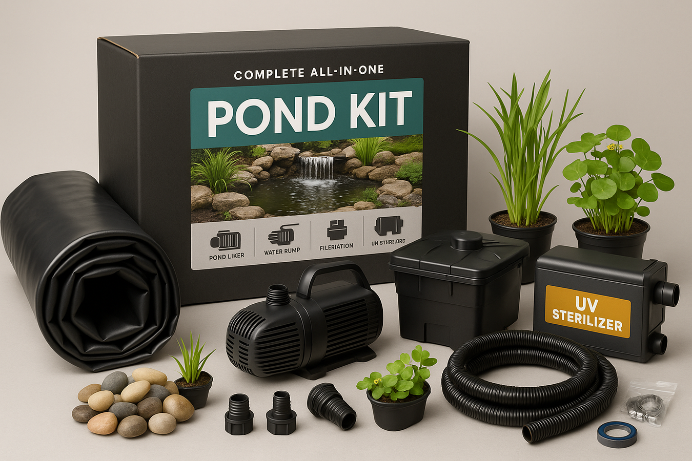 all in one pond kit